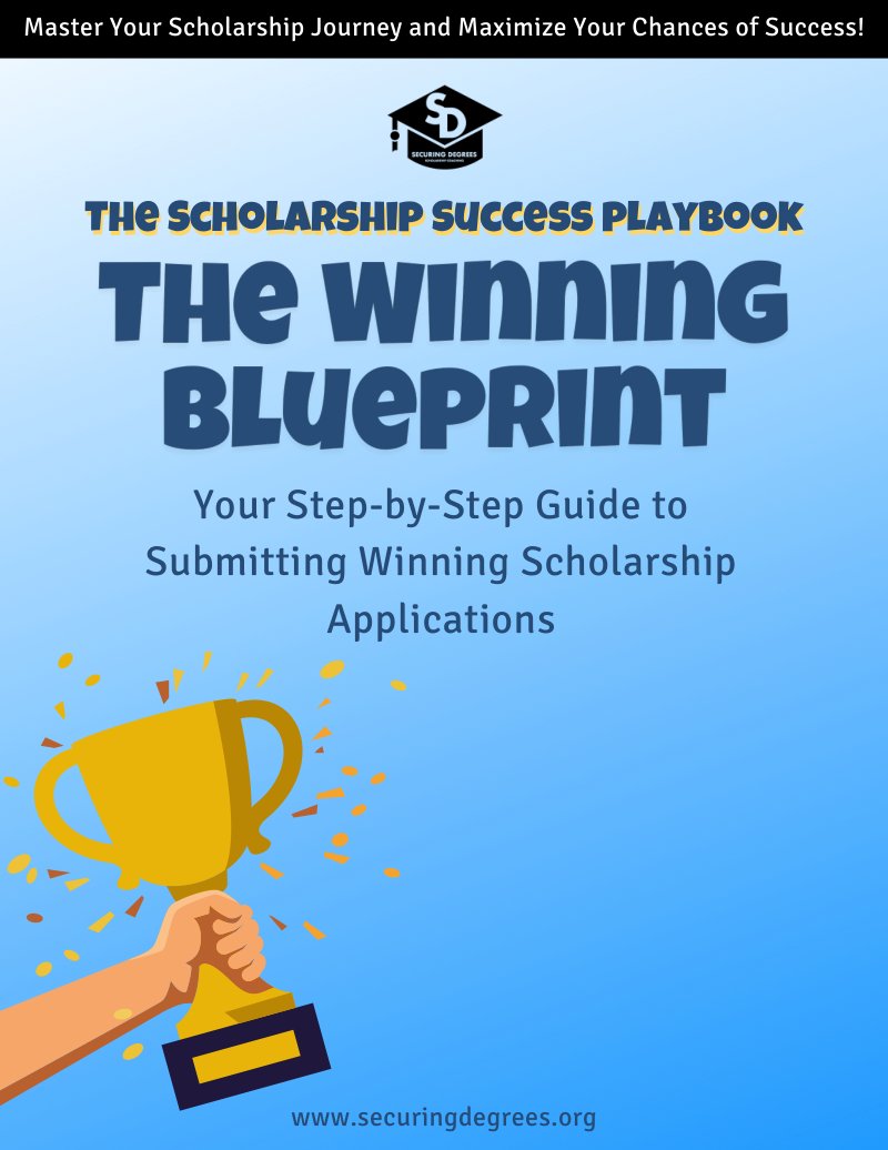 Debt-Free E-Books — Scholarship & Financial Aid Guides by Securing Degrees (collection cover).